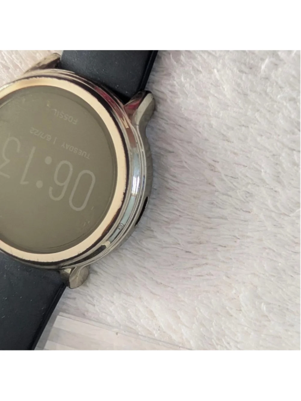 Fossil Julianna HR Rose Gold Black Smartwatch